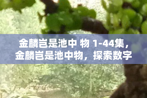 金麟岂是池中 物 1-44集,金麟岂是池中物,探索数字时代的无限可能 金麟岂是池中 物 1-44集,金麟岂是池中物,探索数字时代的无限可能
