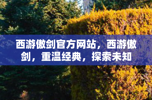 西游傲剑官方网站,西游傲剑,重温经典,探索未知 西游傲剑官方网站,西游傲剑,重温经典,探索未知
