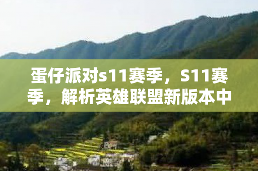 蛋仔派对s11赛季，S11赛季，解析英雄联盟新版本中的战术变革与英雄调整