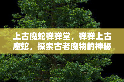 上古魔蛇弹弹堂,弹弹上古魔蛇,探索古老魔物的神秘传说 上古魔蛇弹弹堂,弹弹上古魔蛇,探索古老魔物的神秘传说