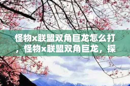 怪物x联盟双角巨龙怎么打,怪物x联盟双角巨龙,探索与征服的传奇之旅 怪物x联盟双角巨龙怎么打,怪物x联盟双角巨龙,探索与征服的传奇之旅
