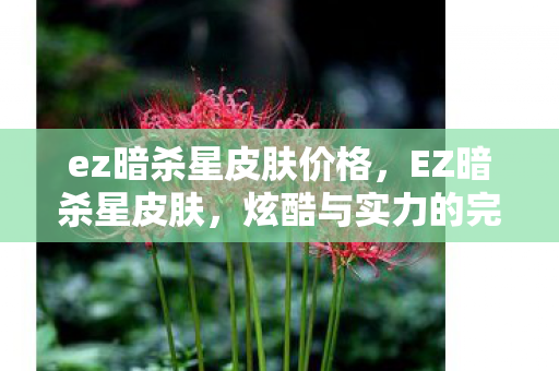 ez暗杀星皮肤价格,EZ暗杀星皮肤,炫酷与实力的完美结合 ez暗杀星皮肤价格,EZ暗杀星皮肤,炫酷与实力的完美结合