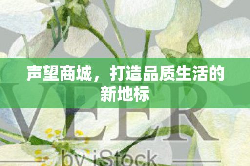 声望商城，打造品质生活的新地标