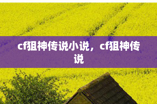 cf狙神传说小说,cf狙神传说 cf狙神传说小说,cf狙神传说