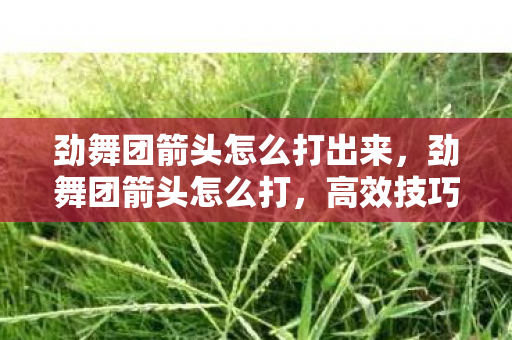 劲舞团箭头怎么打出来,劲舞团箭头怎么打,高效技巧与实战应用 劲舞团箭头怎么打出来,劲舞团箭头怎么打,高效技巧与实战应用