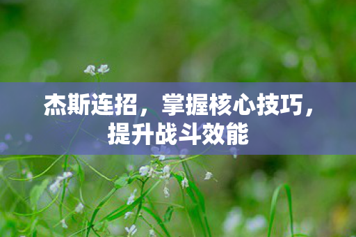 杰斯连招,掌握核心技巧,提升战斗效能 杰斯连招,掌握核心技巧,提升战斗效能