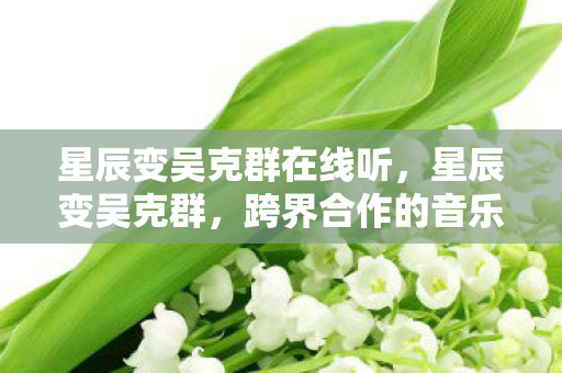 星辰变吴克群在线听,星辰变吴克群,跨界合作的音乐盛宴 星辰变吴克群在线听,星辰变吴克群,跨界合作的音乐盛宴