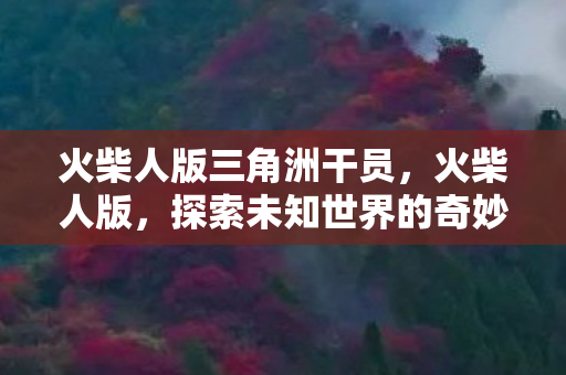 火柴人版三角洲干员,火柴人版,探索未知世界的奇妙冒险 火柴人版三角洲干员,火柴人版,探索未知世界的奇妙冒险