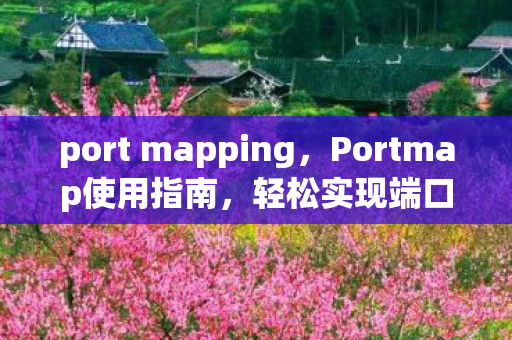port mapping，Portmap使用指南，轻松实现端口转发