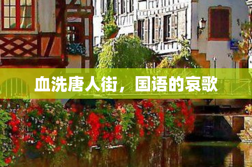 血洗唐人街,国语的哀歌 血洗唐人街,国语的哀歌