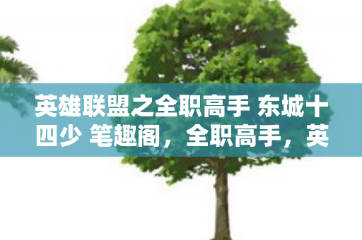 英雄联盟之全职高手 东城十四少 笔趣阁,全职高手,英雄联盟中的荣耀与梦想 英雄联盟之全职高手 东城十四少 笔趣阁,全职高手,英雄联盟中的荣耀与梦想