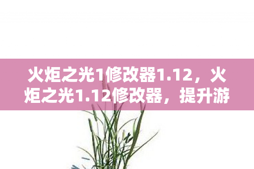火炬之光1修改器1.12,火炬之光1.12修改器,提升游戏体验的必备神器 火炬之光1修改器1.12,火炬之光1.12修改器,提升游戏体验的必备神器