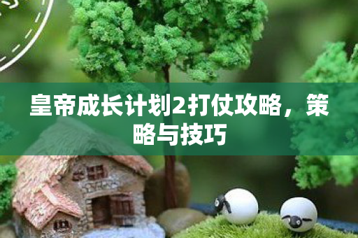 皇帝成长计划2打仗攻略,策略与技巧 皇帝成长计划2打仗攻略,策略与技巧