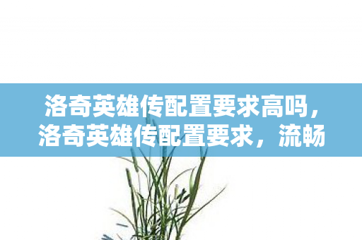 洛奇英雄传配置要求高吗,洛奇英雄传配置要求,流畅运行游戏的硬件指南 洛奇英雄传配置要求高吗,洛奇英雄传配置要求,流畅运行游戏的硬件指南