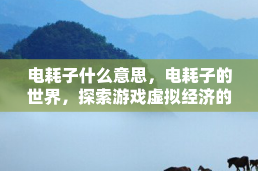 电耗子什么意思,电耗子的世界,探索游戏虚拟经济的奥秘 电耗子什么意思,电耗子的世界,探索游戏虚拟经济的奥秘