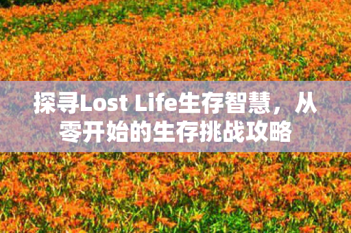 探寻Lost Life生存智慧,从零开始的生存挑战攻略 探寻Lost Life生存智慧,从零开始的生存挑战攻略