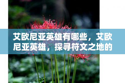 艾欧尼亚英雄有哪些,艾欧尼亚英雄,探寻符文之地的传奇故事 艾欧尼亚英雄有哪些,艾欧尼亚英雄,探寻符文之地的传奇故事