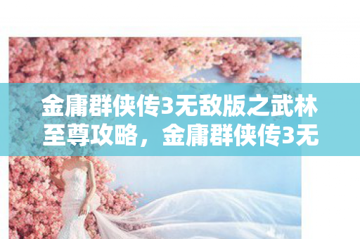 金庸群侠传3无敌版之武林至尊攻略,金庸群侠传3无敌版之武林至尊 金庸群侠传3无敌版之武林至尊攻略,金庸群侠传3无敌版之武林至尊