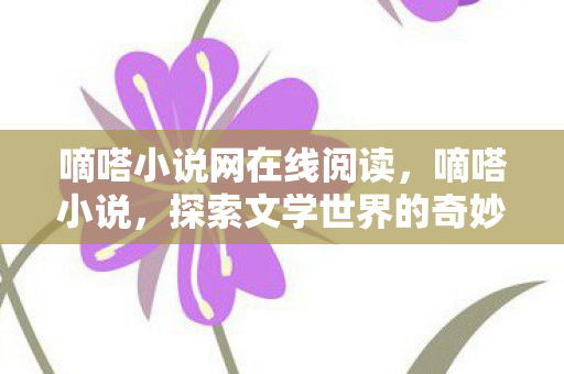 嘀嗒小说网在线阅读，嘀嗒小说，探索文学世界的奇妙之旅