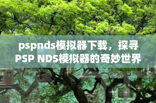 pspnds模拟器下载,探寻PSP NDS模拟器的奇妙世界 pspnds模拟器下载,探寻PSP NDS模拟器的奇妙世界
