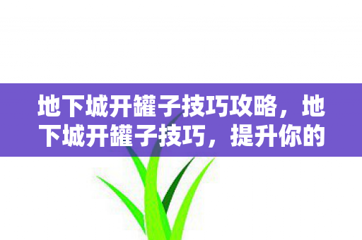 地下城开罐子技巧攻略,地下城开罐子技巧,提升你的幸运值! 地下城开罐子技巧攻略,地下城开罐子技巧,提升你的幸运值!
