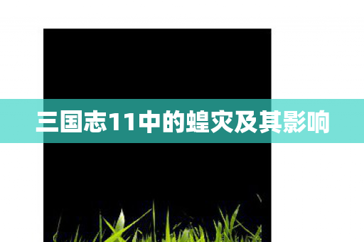 三国志11中的蝗灾及其影响 三国志11中的蝗灾及其影响