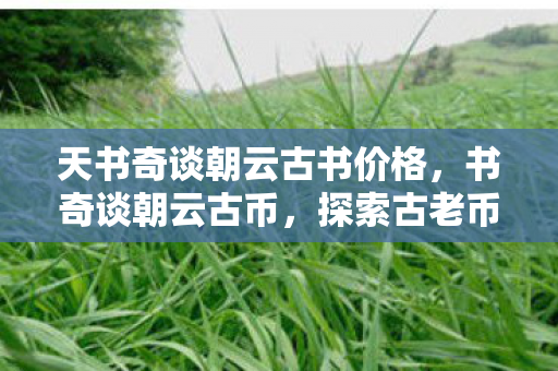 天书奇谈朝云古书价格,书奇谈朝云古币,探索古老币种的传奇故事 天书奇谈朝云古书价格,书奇谈朝云古币,探索古老币种的传奇故事