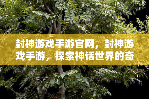 封神游戏手游官网,封神游戏手游,探索神话世界的奇幻之旅 封神游戏手游官网,封神游戏手游,探索神话世界的奇幻之旅