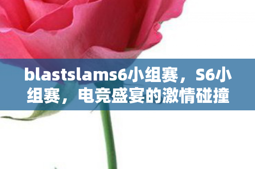 blastslams6小组赛，S6小组赛，电竞盛宴的激情碰撞
