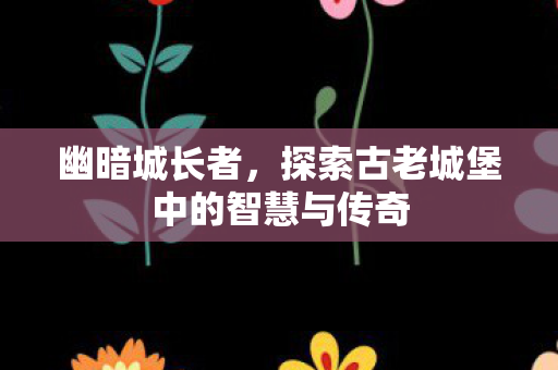 幽暗城长者,探索古老城堡中的智慧与传奇 幽暗城长者,探索古老城堡中的智慧与传奇