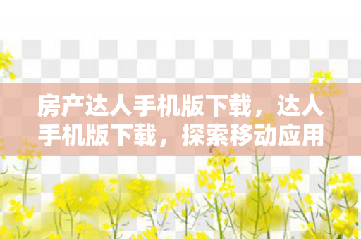 房产达人手机版下载图片