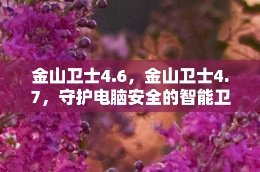 金山卫士4.6,金山卫士4.7,守护电脑安全的智能卫士 金山卫士4.6,金山卫士4.7,守护电脑安全的智能卫士