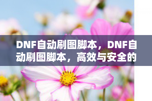 DNF自动刷图脚本,DNF自动刷图脚本,高效与安全的平衡点 DNF自动刷图脚本,DNF自动刷图脚本,高效与安全的平衡点