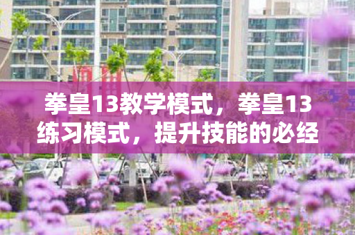 拳皇13教学模式，拳皇13练习模式，提升技能的必经之路