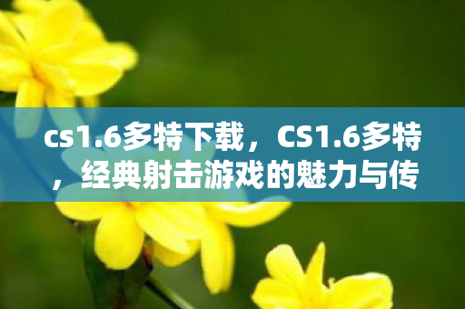 经典射击游戏的魅力与传承图片