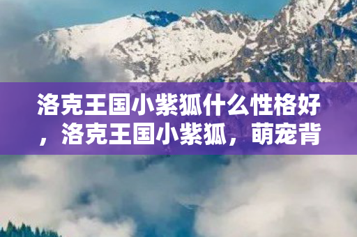洛克王国小紫狐什么性格好,洛克王国小紫狐,萌宠背后的故事与探索 洛克王国小紫狐什么性格好,洛克王国小紫狐,萌宠背后的故事与探索