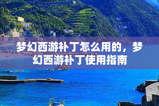 梦幻西游补丁怎么用的,梦幻西游补丁使用指南 梦幻西游补丁怎么用的,梦幻西游补丁使用指南
