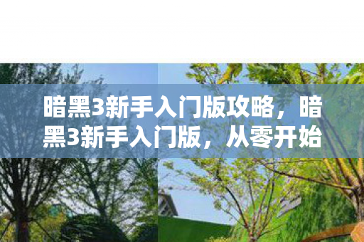 暗黑3新手入门版攻略,暗黑3新手入门版,从零开始,打造你的暗黑破坏神之旅 暗黑3新手入门版攻略,暗黑3新手入门版,从零开始,打造你的暗黑破坏神之旅