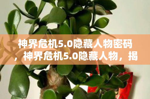 神界危机5.0隐藏人物密码,神界危机5.0隐藏人物,揭秘未知的英雄传说 神界危机5.0隐藏人物密码,神界危机5.0隐藏人物,揭秘未知的英雄传说