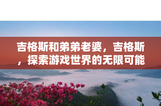 吉格斯和弟弟老婆，吉格斯，探索游戏世界的无限可能