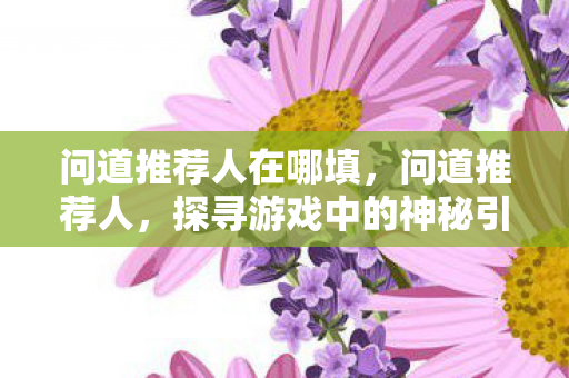 探寻游戏中的神秘引路人图片