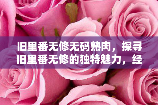 探寻旧里番无修的独特魅力图片