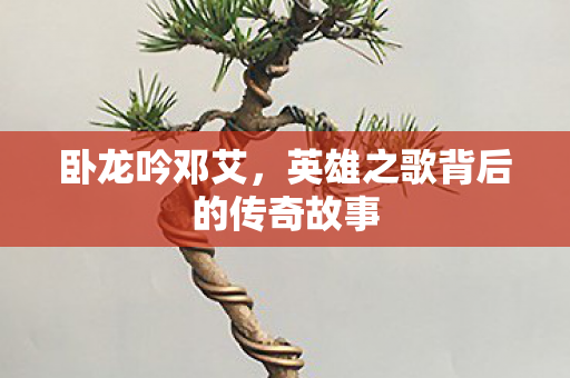 卧龙吟邓艾,英雄之歌背后的传奇故事 卧龙吟邓艾,英雄之歌背后的传奇故事