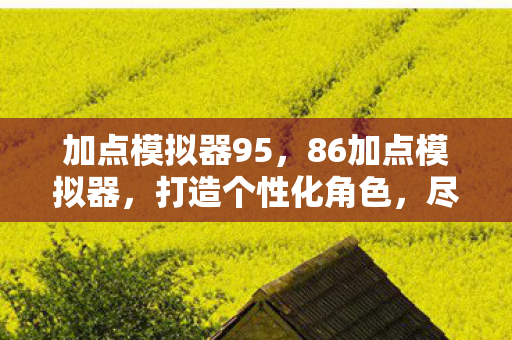 加点模拟器95,86加点模拟器,打造个性化角色,尽享游戏乐趣 加点模拟器95,86加点模拟器,打造个性化角色,尽享游戏乐趣