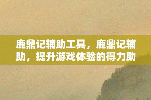 提升游戏体验的得力助手图片