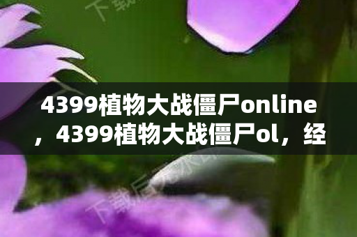 4399植物大战僵尸online,4399植物大战僵尸ol,经典塔防游戏的网络延续 4399植物大战僵尸online,4399植物大战僵尸ol,经典塔防游戏的网络延续