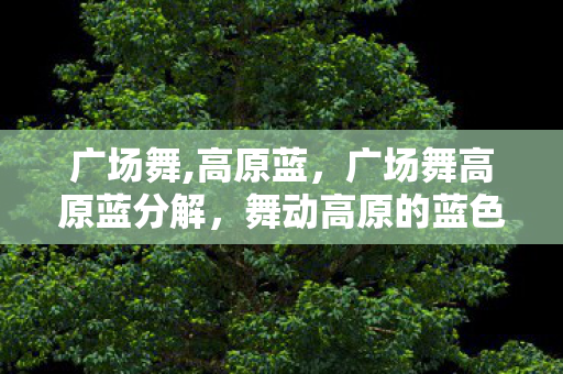 广场舞,高原蓝,广场舞高原蓝分解,舞动高原的蓝色旋律 广场舞,高原蓝,广场舞高原蓝分解,舞动高原的蓝色旋律