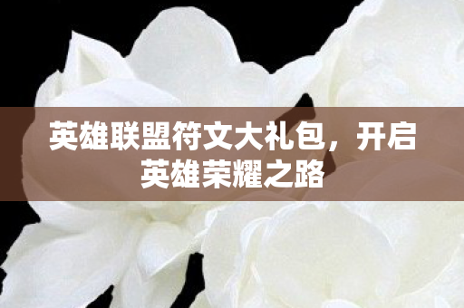英雄联盟符文大礼包,开启英雄荣耀之路 英雄联盟符文大礼包,开启英雄荣耀之路