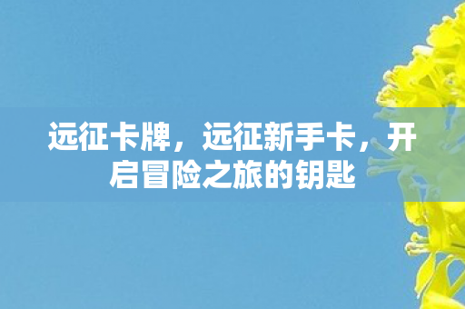 开启冒险之旅的钥匙图片