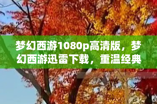 梦幻西游1080p高清版,梦幻西游迅雷下载,重温经典,便捷体验 梦幻西游1080p高清版,梦幻西游迅雷下载,重温经典,便捷体验